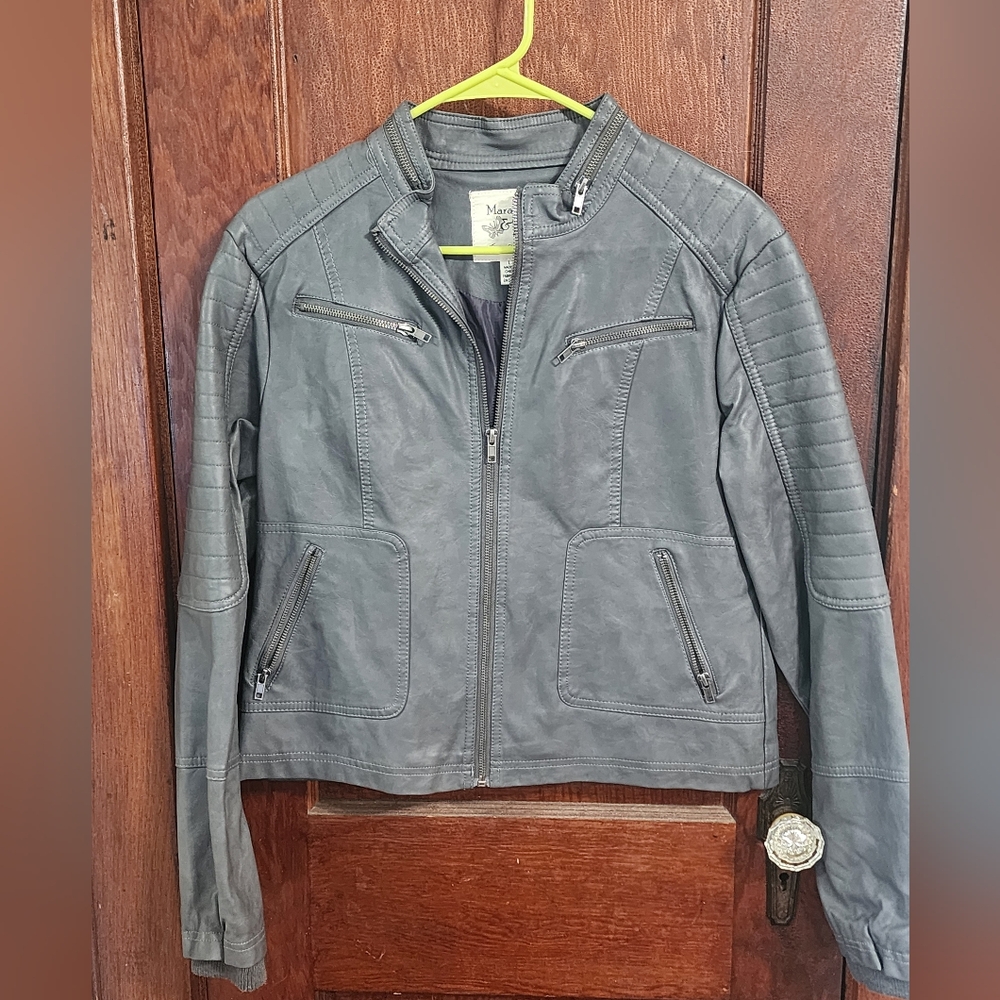 Faux Leather Jacket